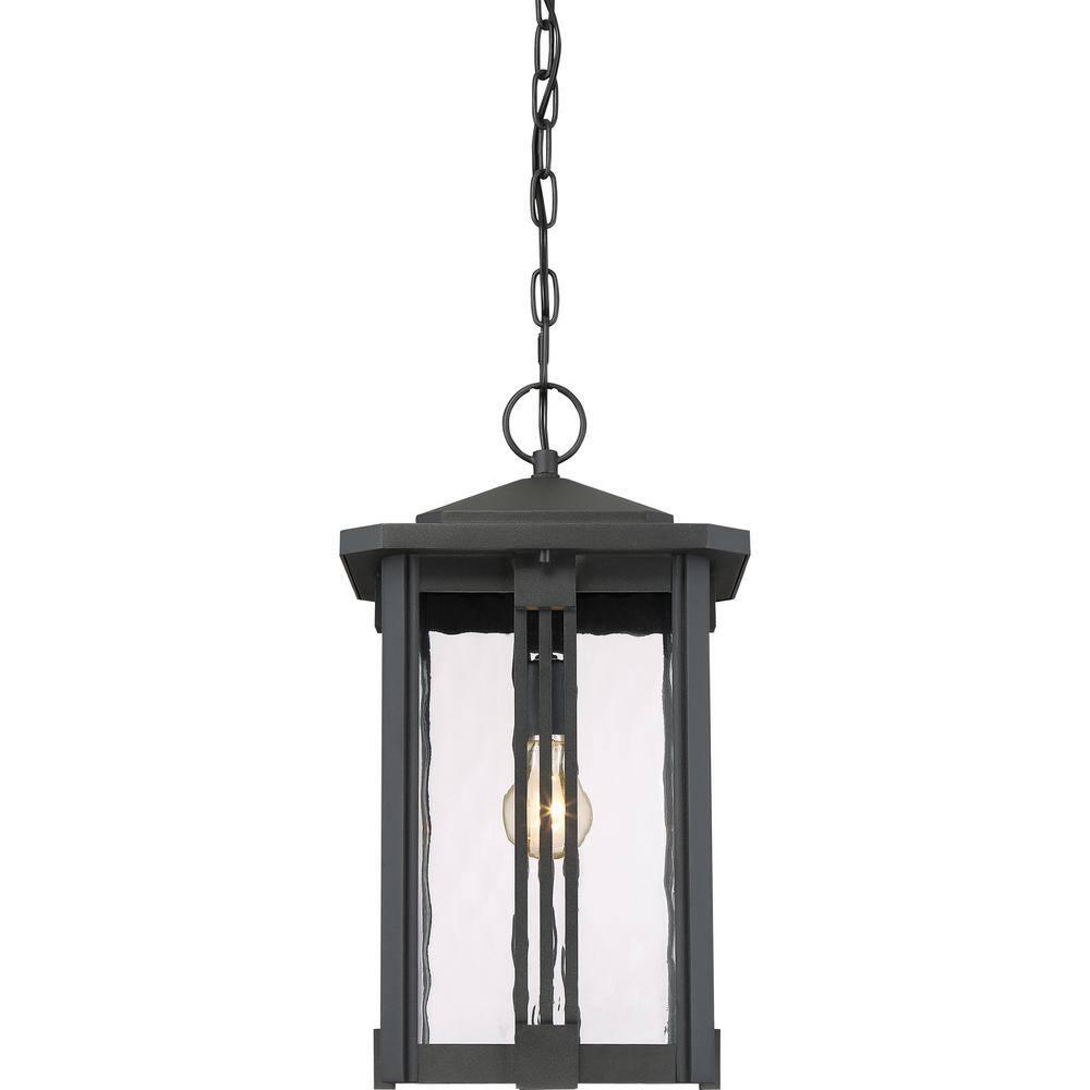 Quoizel Lighting Everglade 1 - Light Pendant in  Earth Black