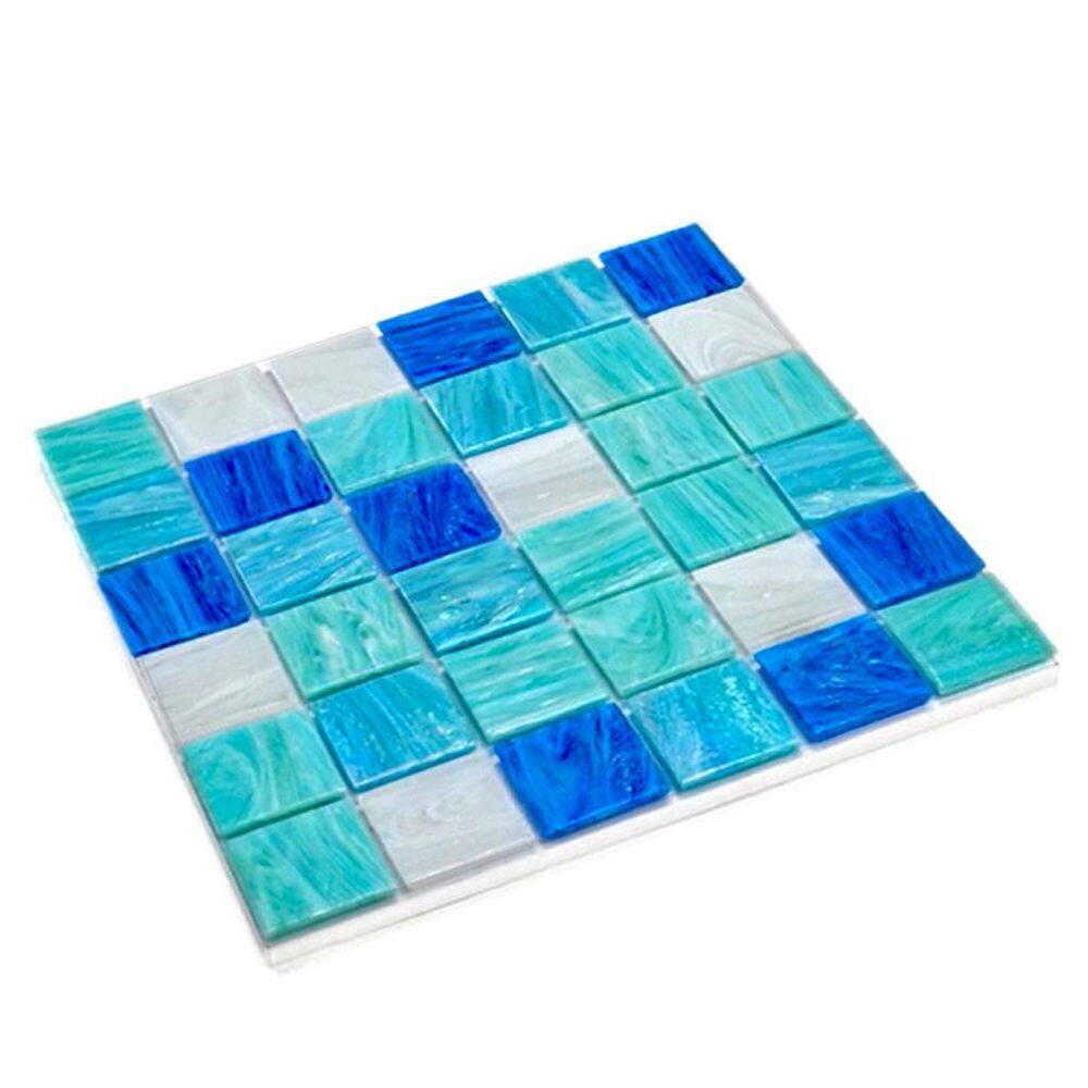 Mingles 2" x 2" Glass Grid Mosaic Wall & Floor Tile
