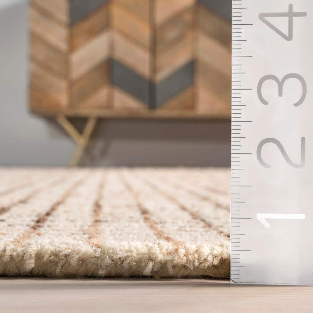 Arvin Olano x Rugs USA Melrose Checked Wool Area Rug