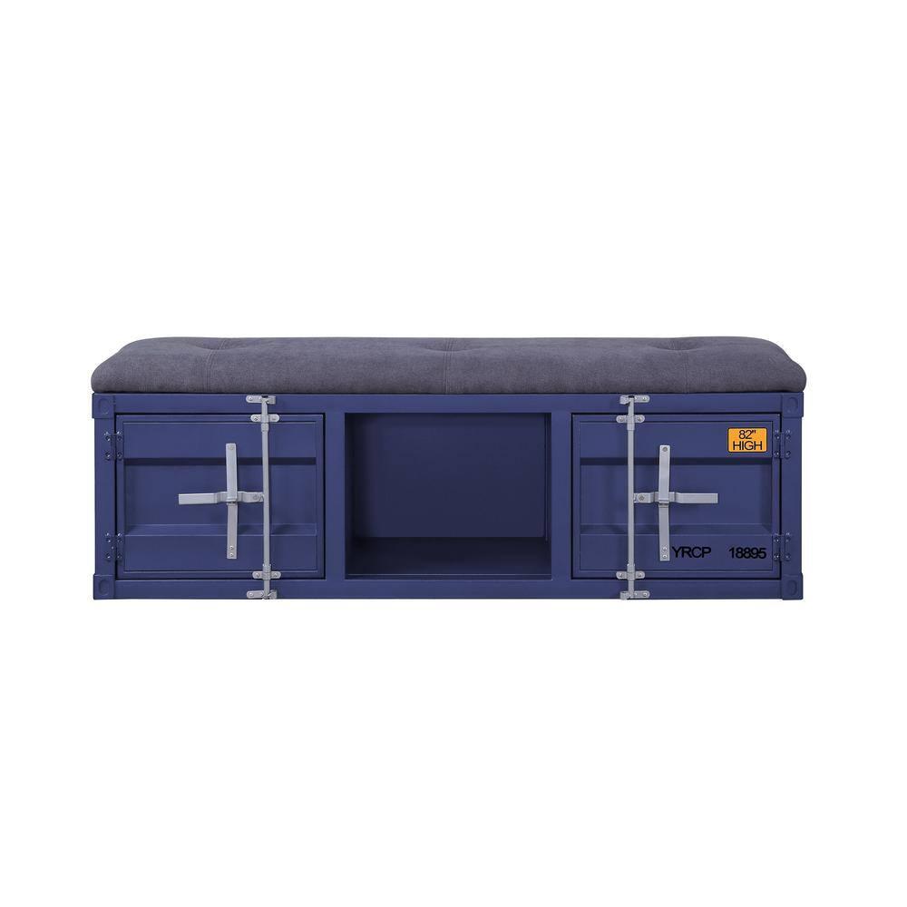 Acme Cargo Fabric Upholstered Storage Bench