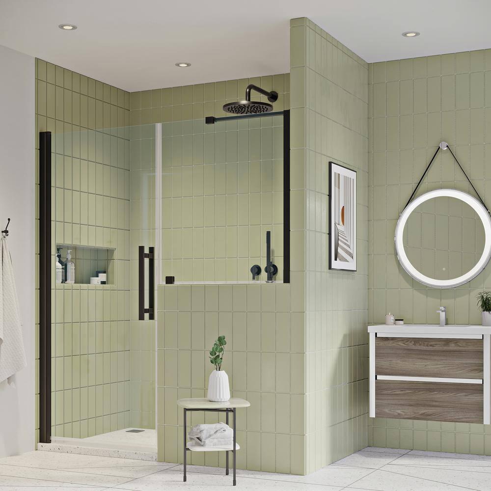 Endless Pasadena 59" W x 72" H Buttress Alcove Shower Kit, Door, Panel