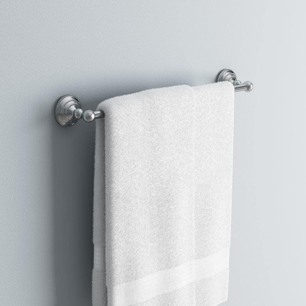 DELTA 138266 Greenwich Bath Hardware Accessory 18 Towel Bar Polished Chrome