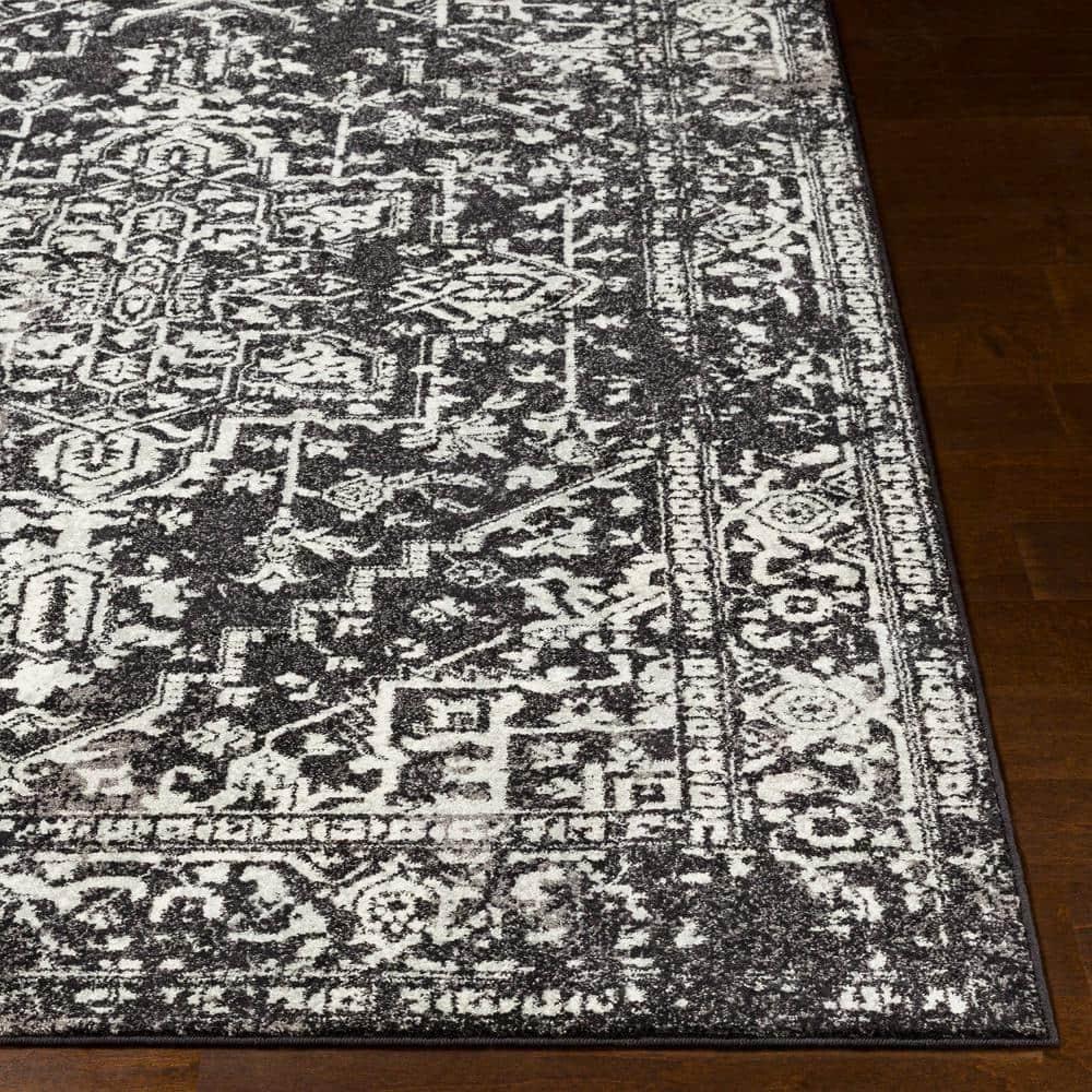 Livabliss 7'10"x10'3" Worsham Traditional Rug Black