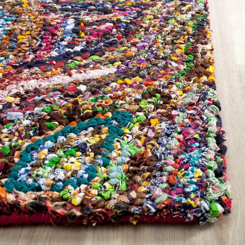 Nantucket NAN517 Hand Tufted Area Rug - Multi - 4'x4' - Safavieh.