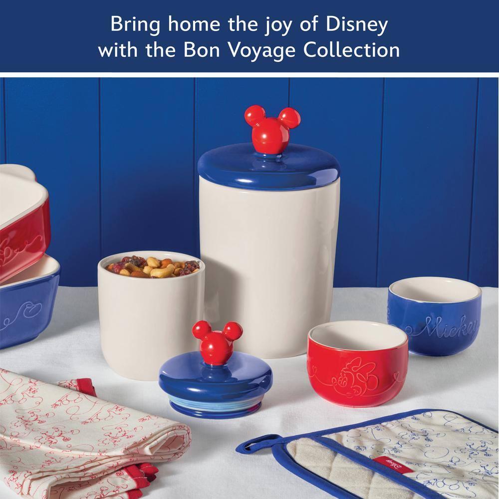 Disney Home Disney Home Bon Voyage Ceramic Food Storage / Cookie Jar Set, 2 Pieces, Mixed Colors