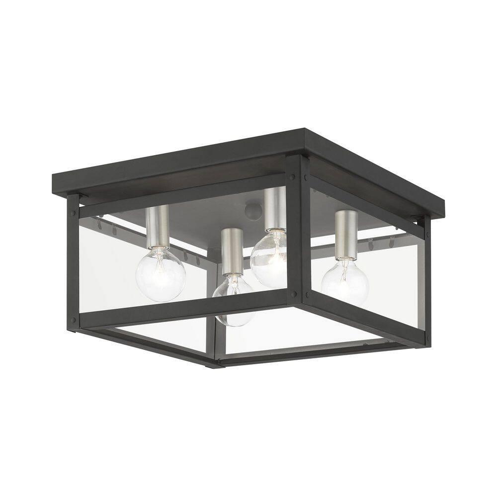 Teodro 4-Light 11" Flush Mount