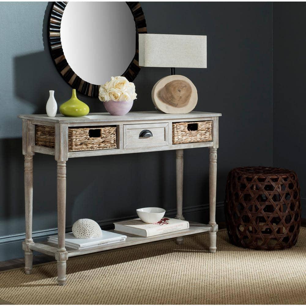 Christa Console - AMH5737E - Gray - Safavieh Couture