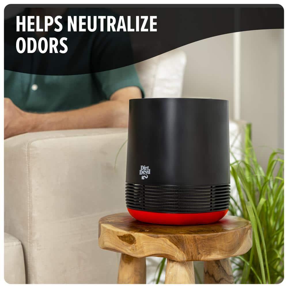 Compact White and Yellow HEPA Air Purifier Filter