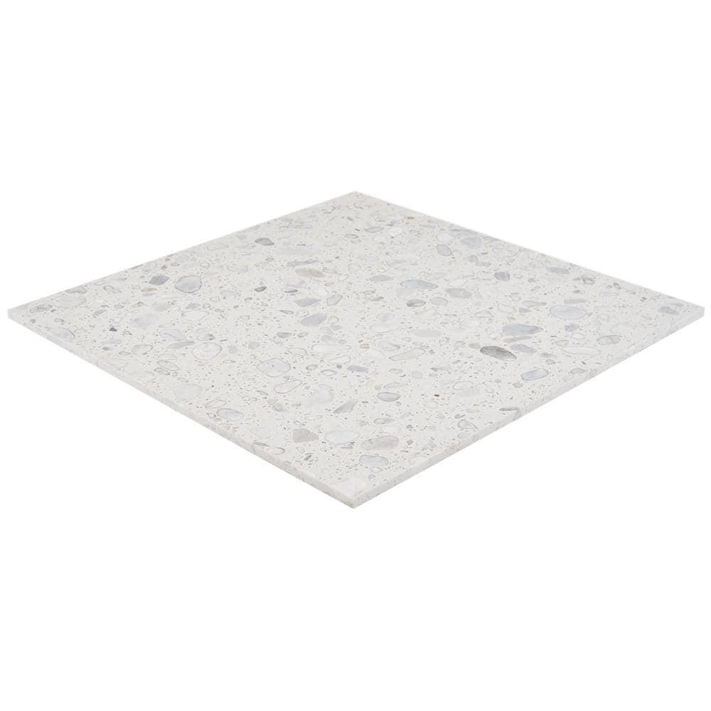 Terra Italia 23.62 in. x 23.62 in. Honed Terrazzo Floor and Wall Tile (3.87 Sq. Ft. / Each)