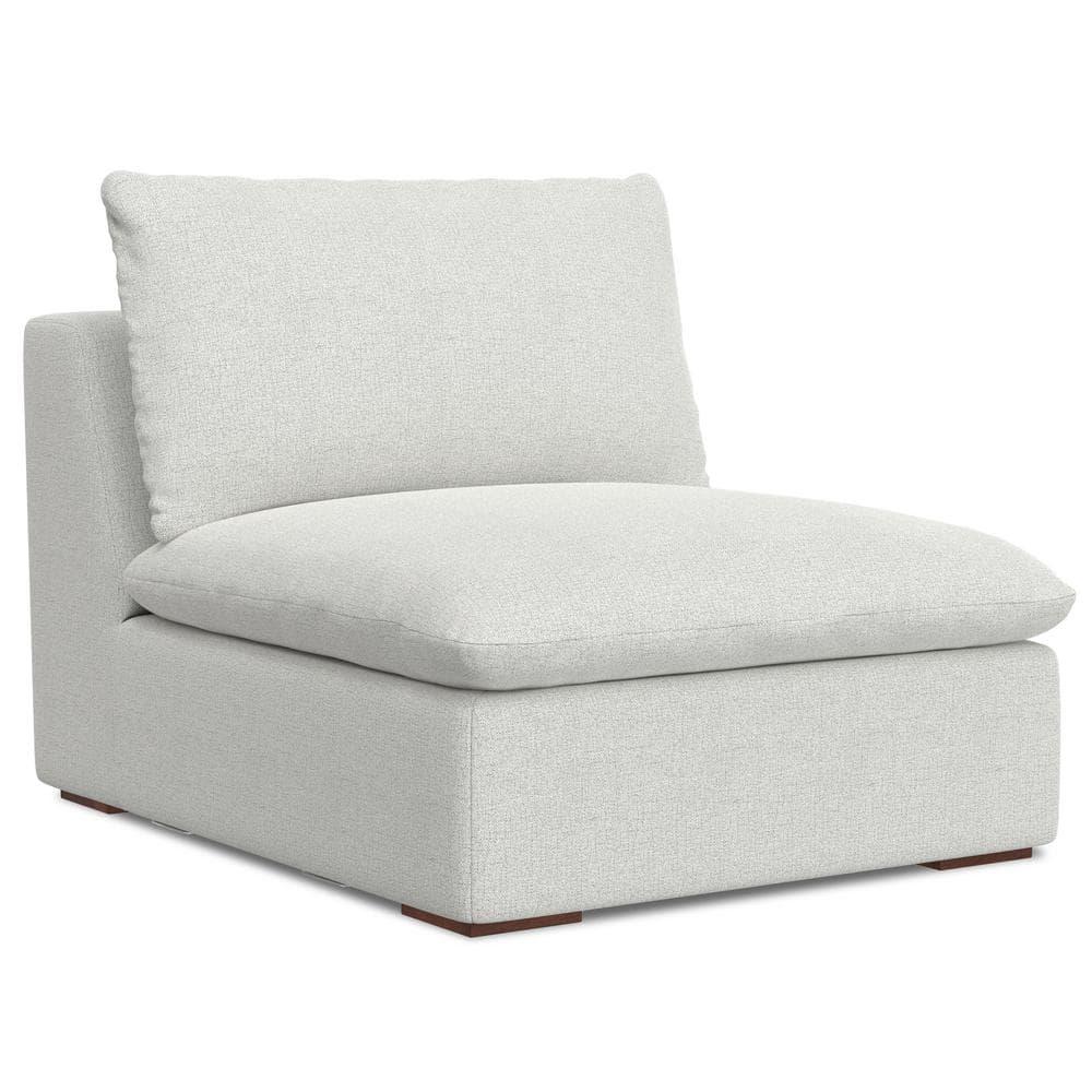 AllModern Maud Modular Sofa and Ottoman Set 125-inch-wide L-Shaped Sofa and Matching 36-inch-wide Table Ottoman for Living Room | Wayfair