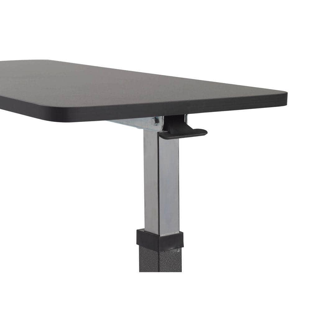 Drive Medical Non Tilt Top Overbed Table, Silver Vein