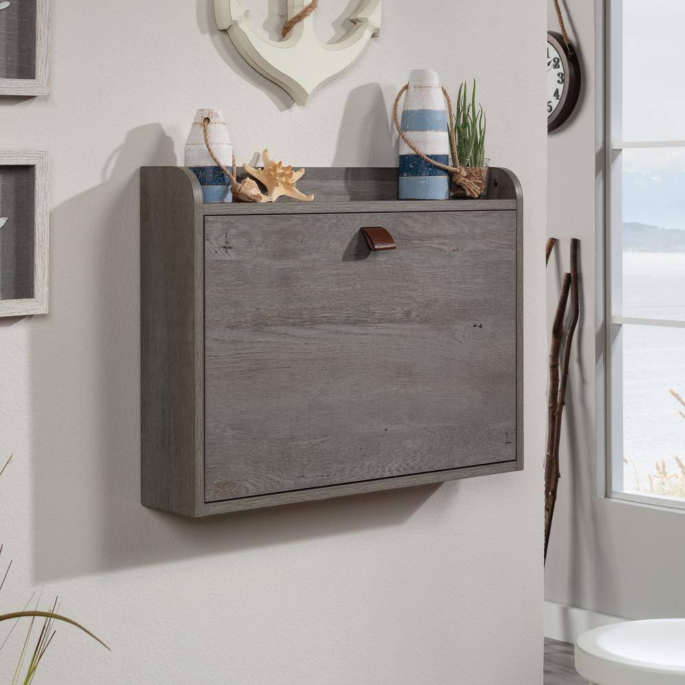 Anda Norr Floating Desk Mystic Oak - Sauder