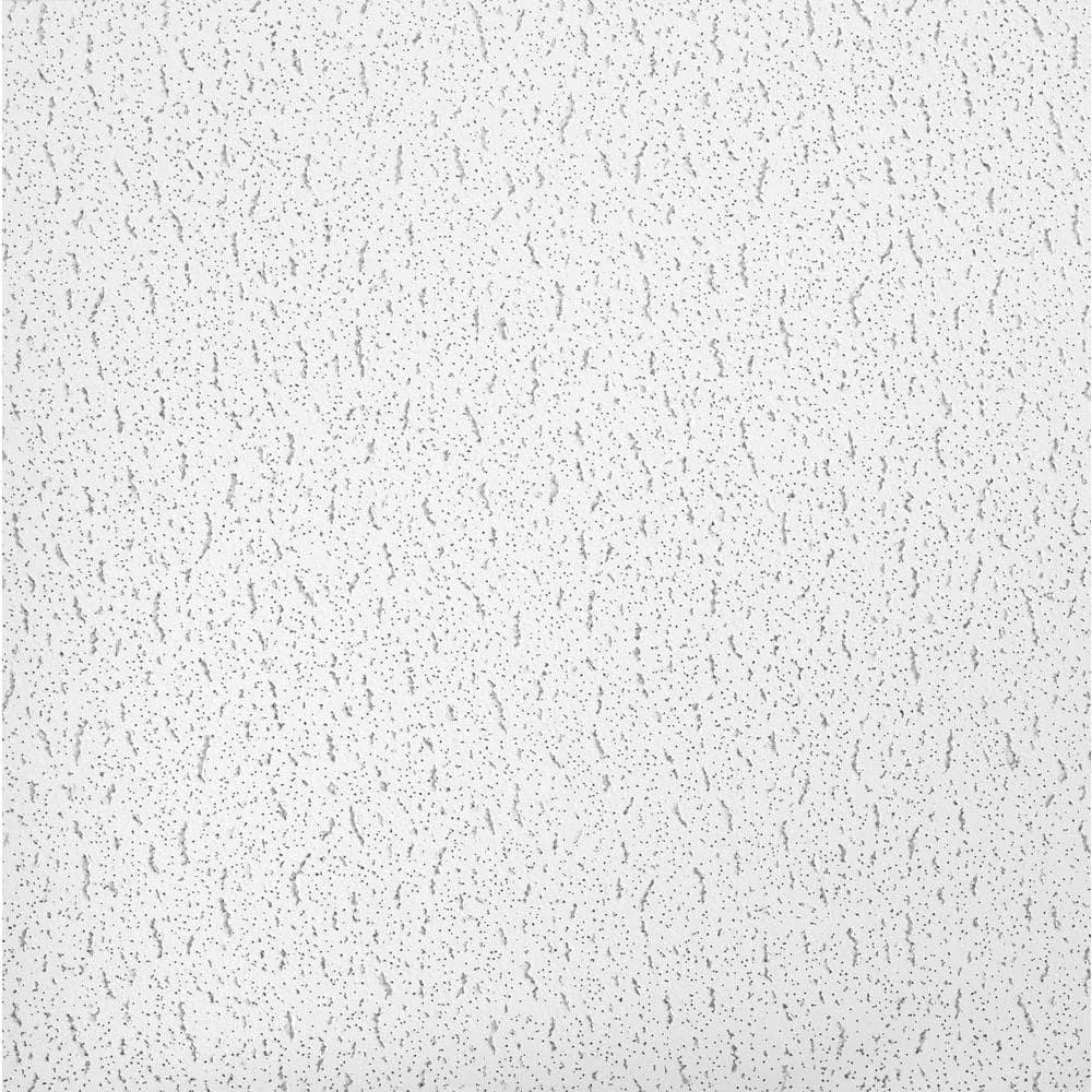 Armstrong 2x2 TEXTURED Acoustic Ceiling Tiles for Suspended Ceiling Grids, 16-tiles per pack, White