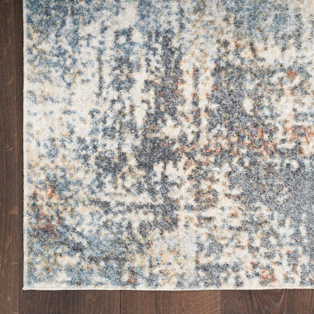 Nourison Astra Machine Washable 2'2" x 8' Multicolor Modern Indoor Bathroom, Kitchen Runner Rug