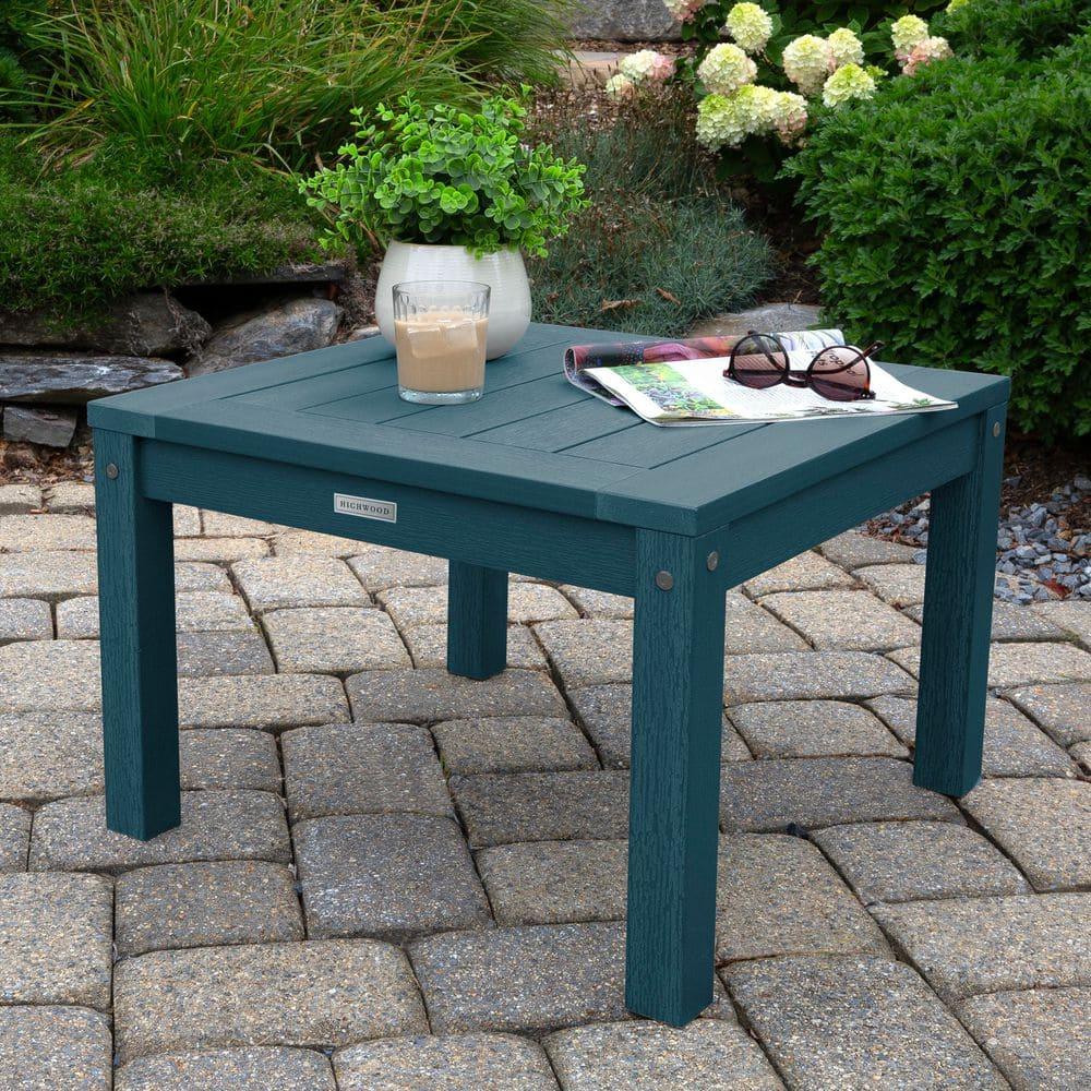 Adirondack Outdoor Side Table - Nantucket Blue - highwood: Poly Lumber, Fade & Weather-Resistant, 12-Year Warranty