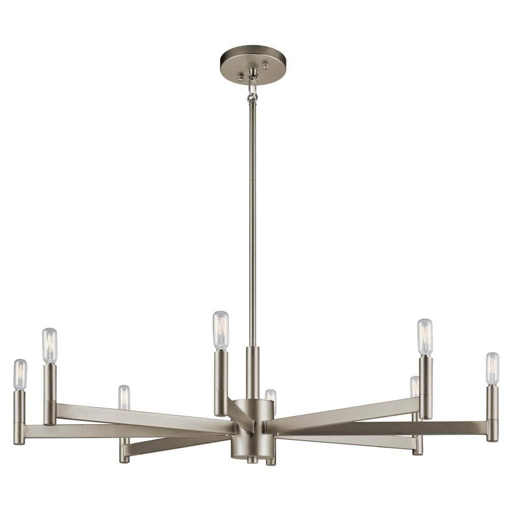 Kichler Lighting Erzo 8 - Light Chandelier in  Satin Nickel