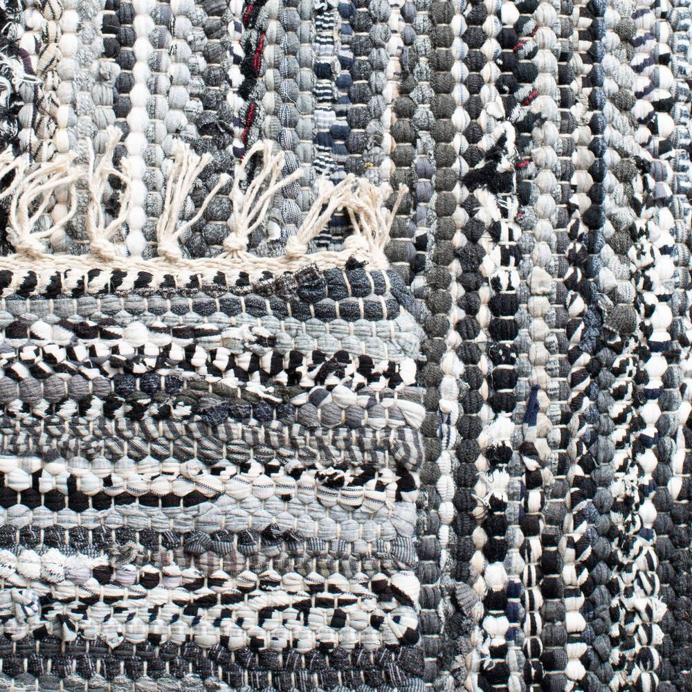 Rag Rug RAR128 Hand Woven Indoor Accent Rug - Grey - 2'x3' - Safavieh.