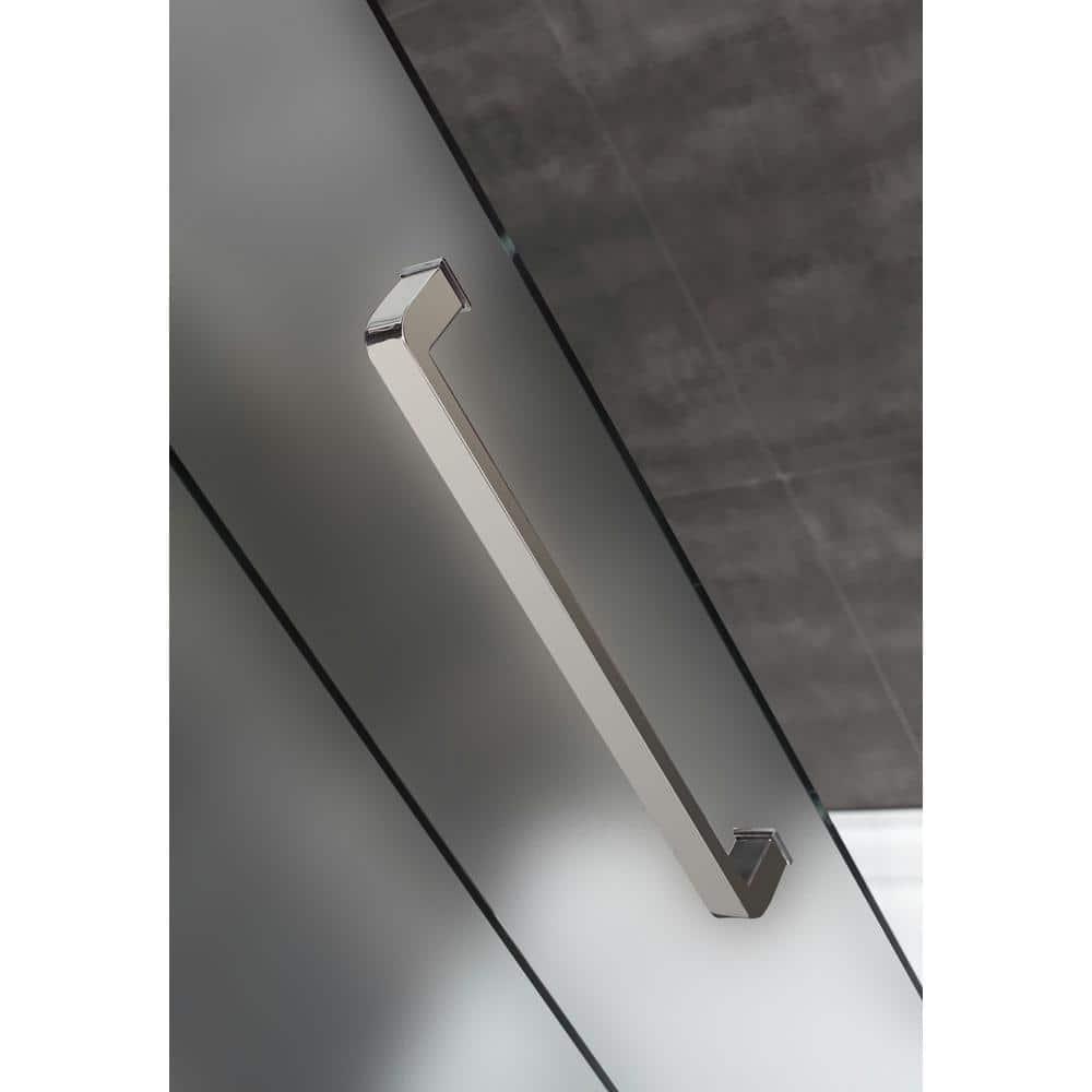 Moselle 60" x 77.5" Rectangle Sliding Shower enclosure with Base Included