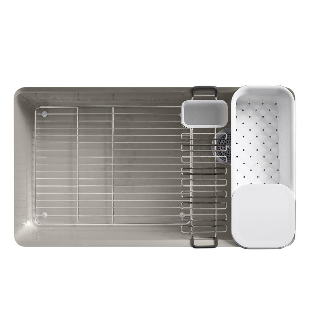 Riverby 33" x 22" x 9-5/8" Under-Mount Single-Bowl Kitchen Sink with Accessories