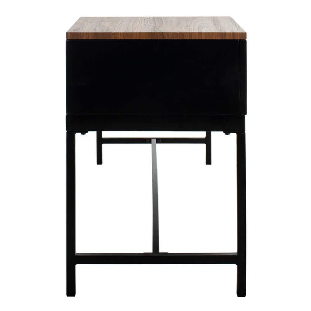Maruka Bench with Storage - Brown/Brown - Safavieh