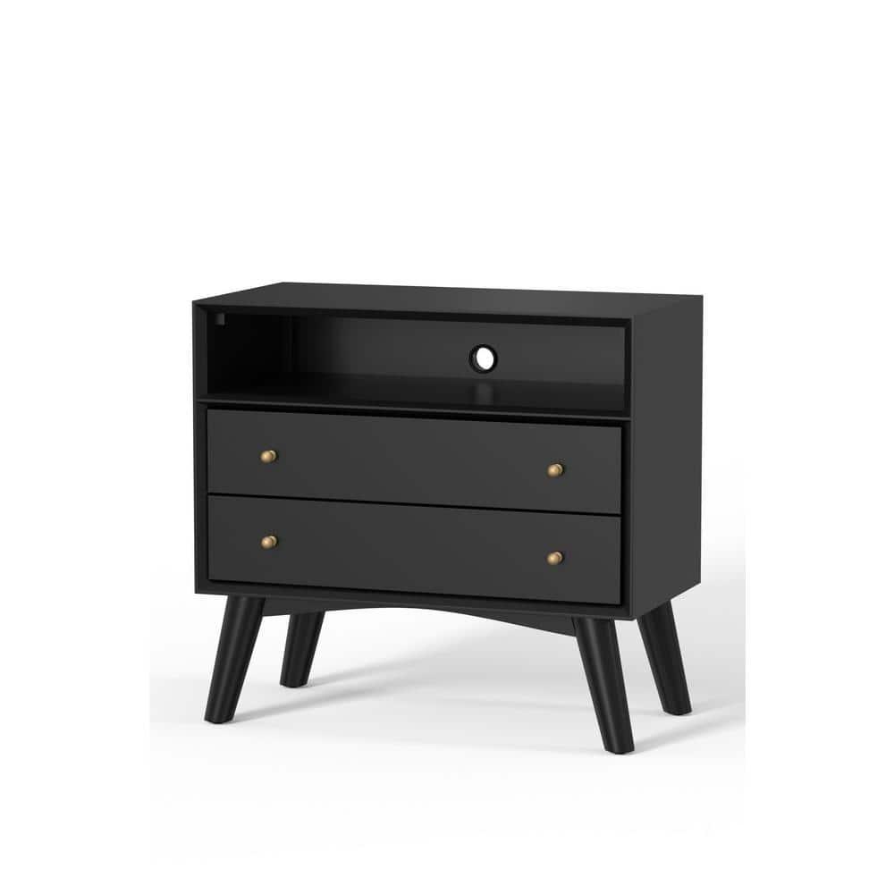 Williams 2-Drawer Nightstand with Shelf