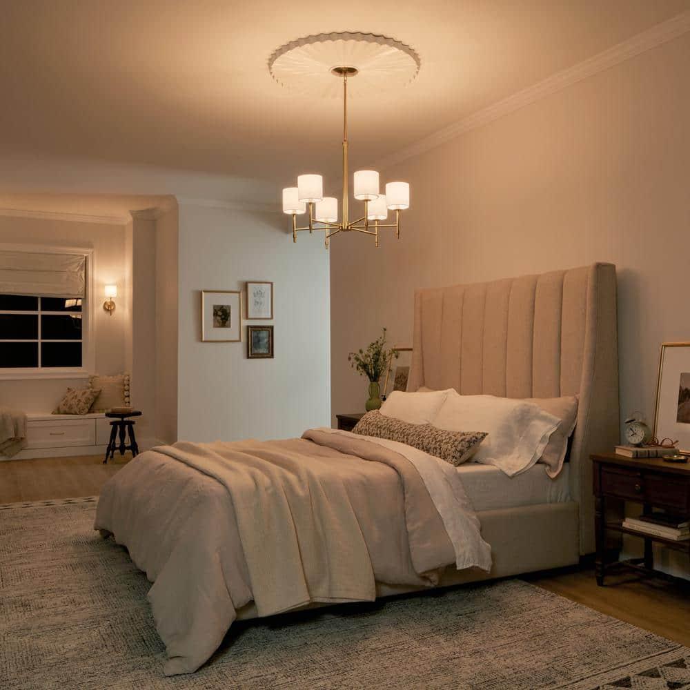 Kichler Lighting Ali 6 - Light Chandelier in  Brushed Natural Brass