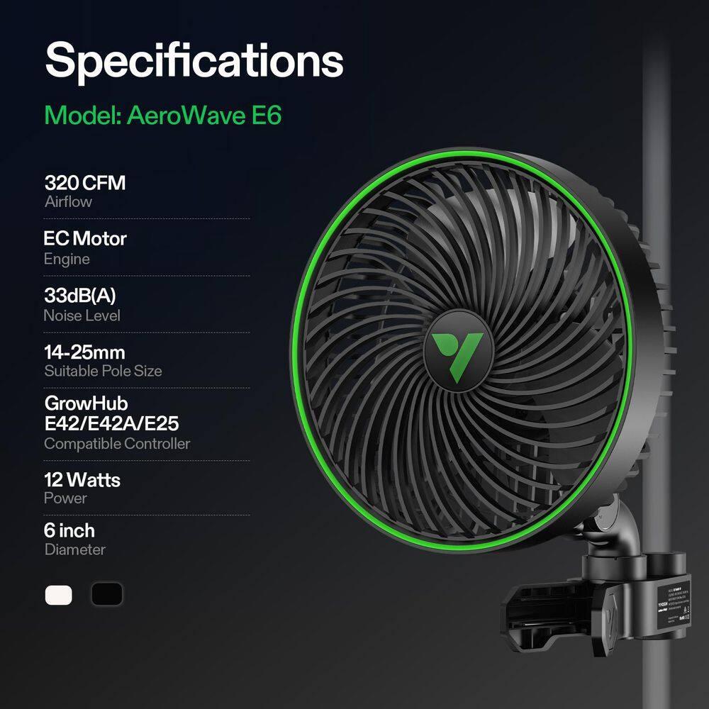 VIVOSUN VIVOSUN 10'' Oscillating Clip Fan Fan