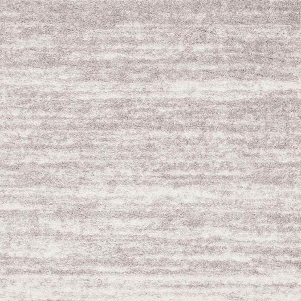 Adirondack ADR113 Machine Made Indoor Area Rug - Ivory/Silver - 8'x8' - Safavieh