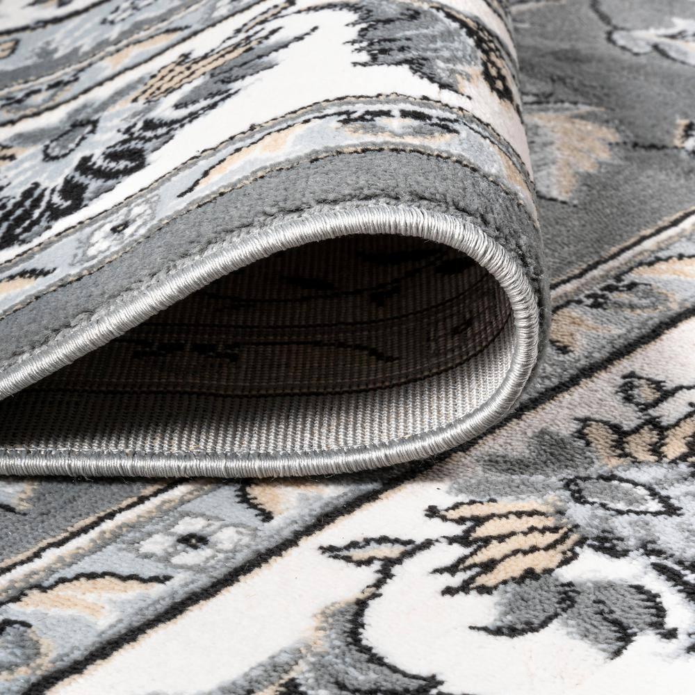 5'x 8' Cherie French Cottage Area Rug, Gray/Cream - JONATHAN Y