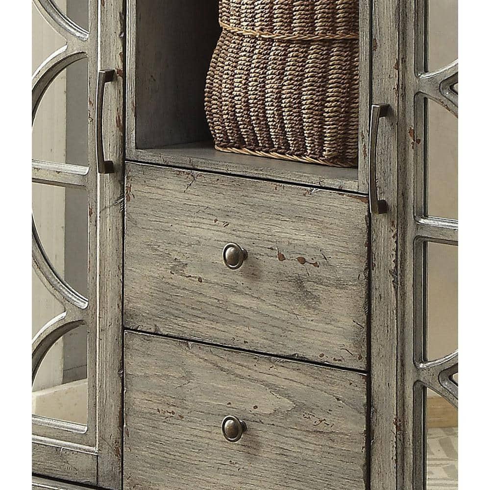 NTYUNRR Velika 48'' Solid Wood Console Table with 2 Drawers