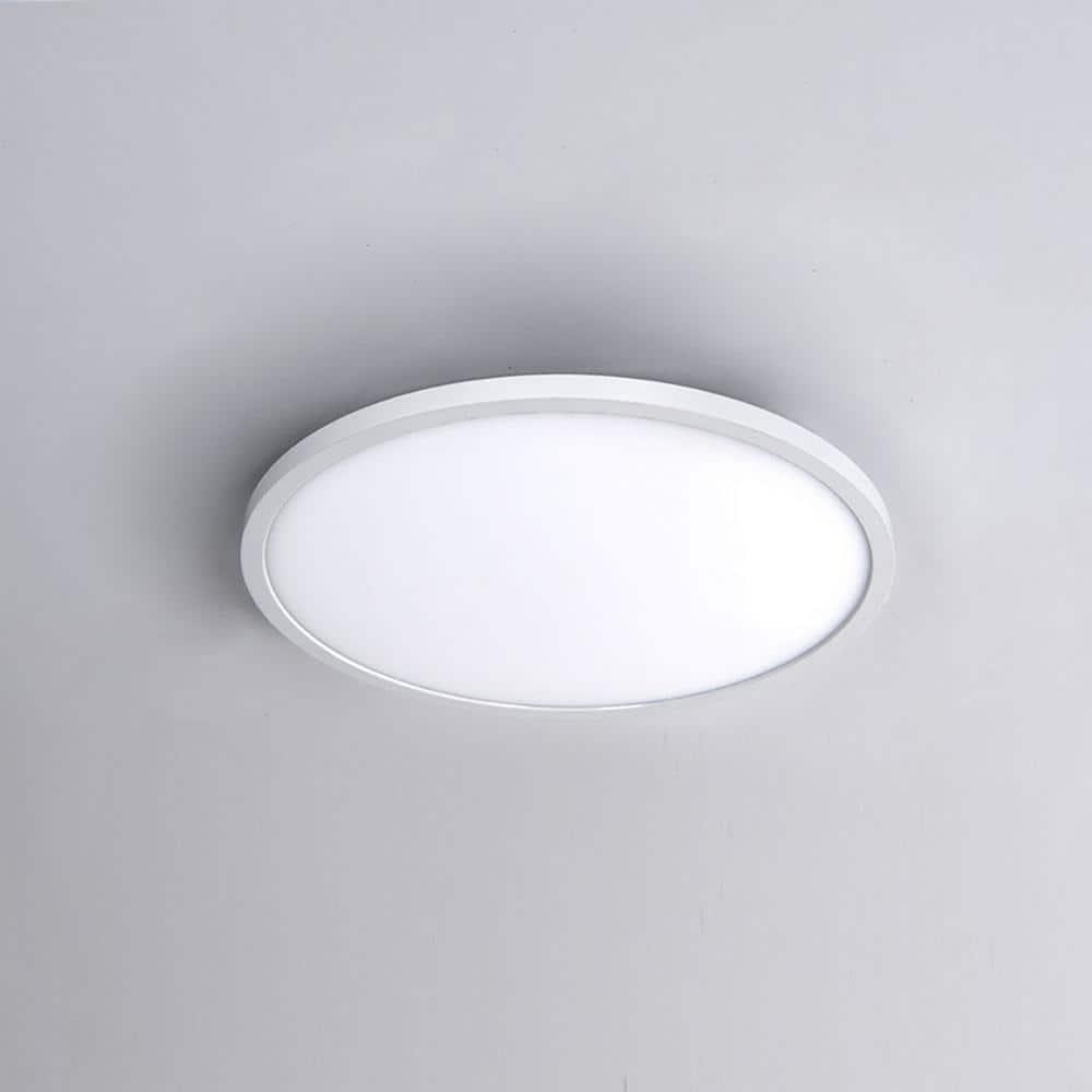 Simple Circle Dimmable LED Flush Mount Light