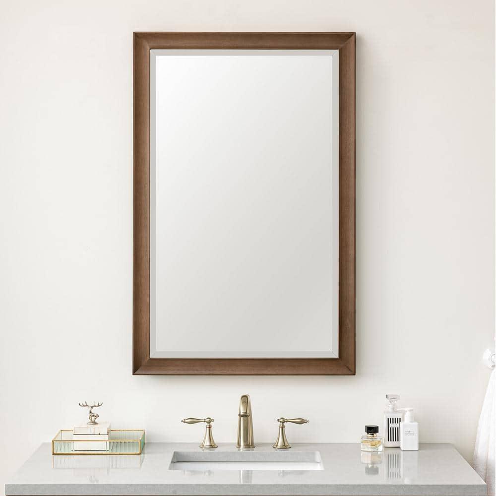 Glenbrooke Solid Wood Flat Wall Mirror