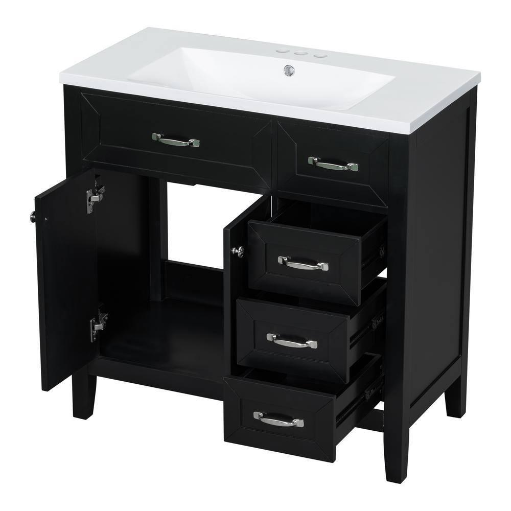 R&M Furniture Versatile Bathroom Vanity with Stylish Sink and Ample Storage