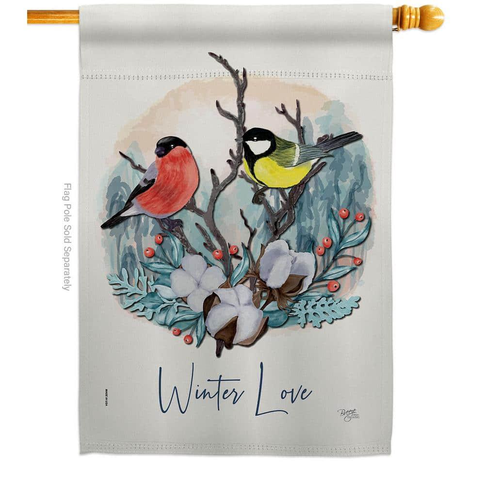 Breeze Decor Double Sided 40'' H x 28'' W Polyester Animal Flag Set