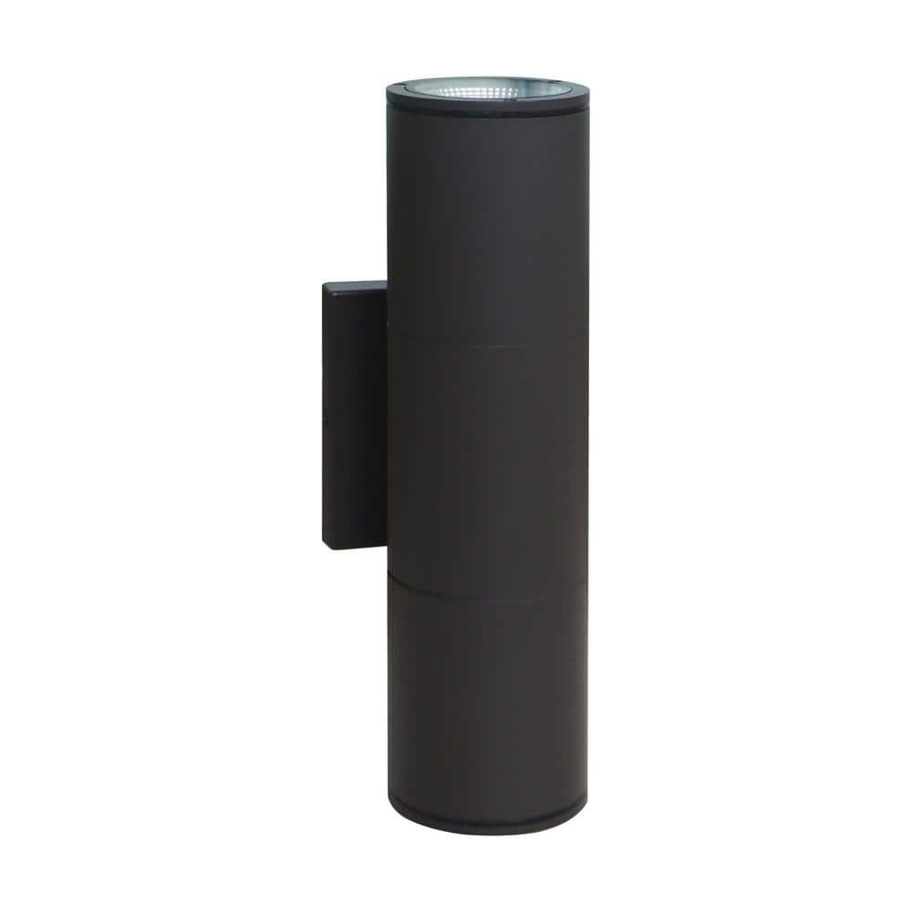 NUVO 62/1146R1 Two Light Outdoor Wall LED Up-and-Down Sconce, 20W/120-277V, Bronze, Large