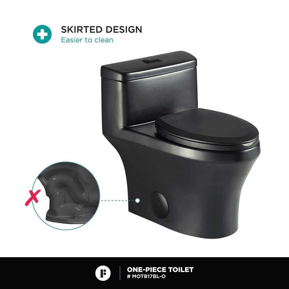 Fine Fixtures 1.6 GPF Comfort Height One-piece Toilet
