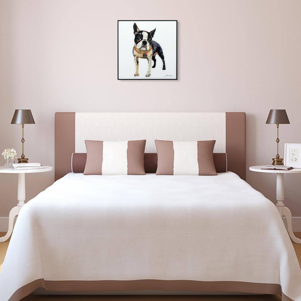 Red Barrel Studio® Apphia The Boxer - Picture Frame Graphic Art Print on Glass