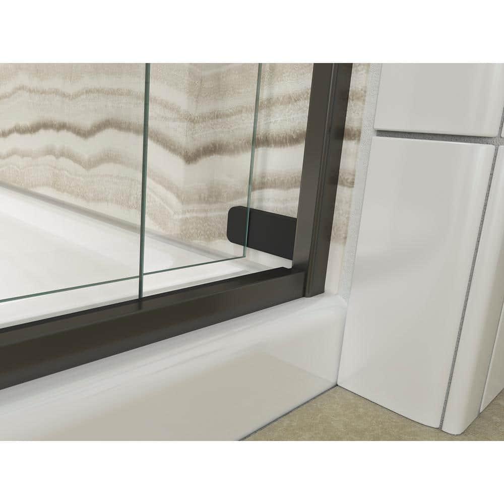Levity 59.62" x 62" Bypass Bath Door with CleanCoat® Technology