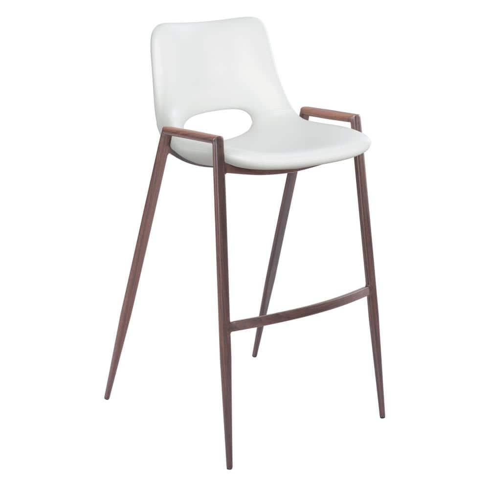 Zuo Hospitality Upholstered Counter Stool with Metal Frame
