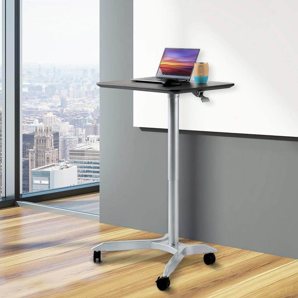 Seville Classics AIRLIFT® airLIFT 28" W Adjustable Height Rolling Laptop Desk Stand
