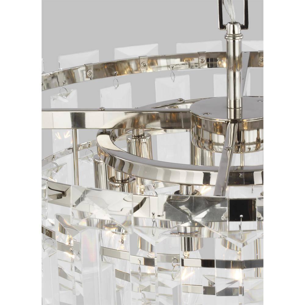 Everly Quinn Dimmable Tiered Chandelier