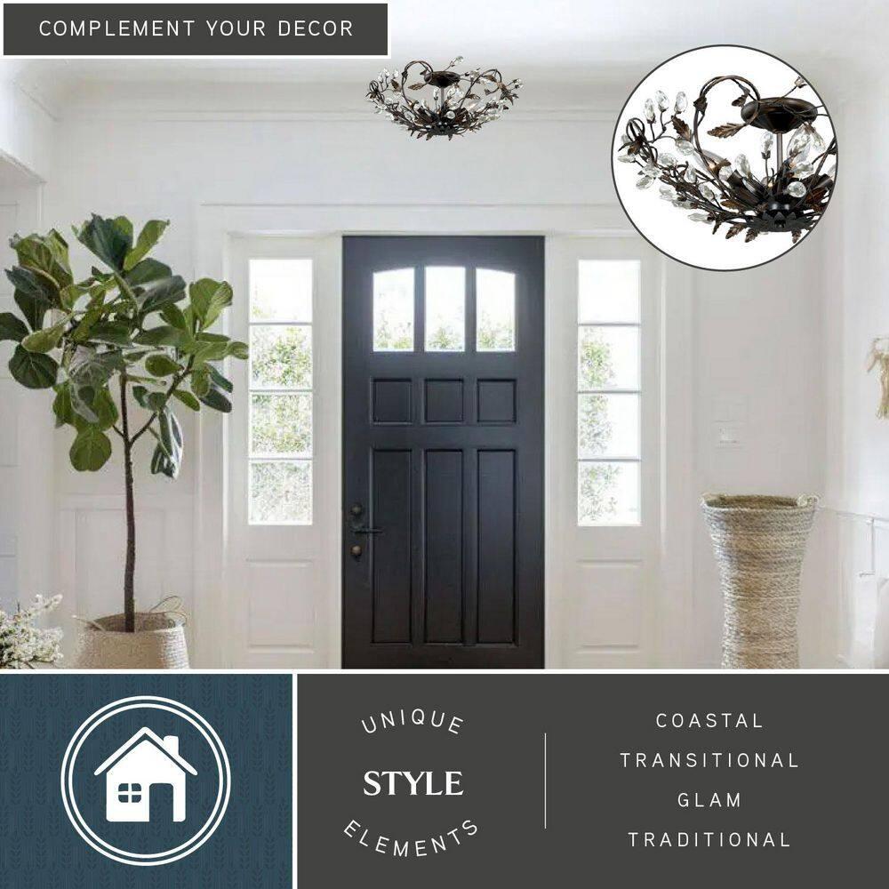 Kelly Clarkson Home Michelle LED Semi Flush Mount