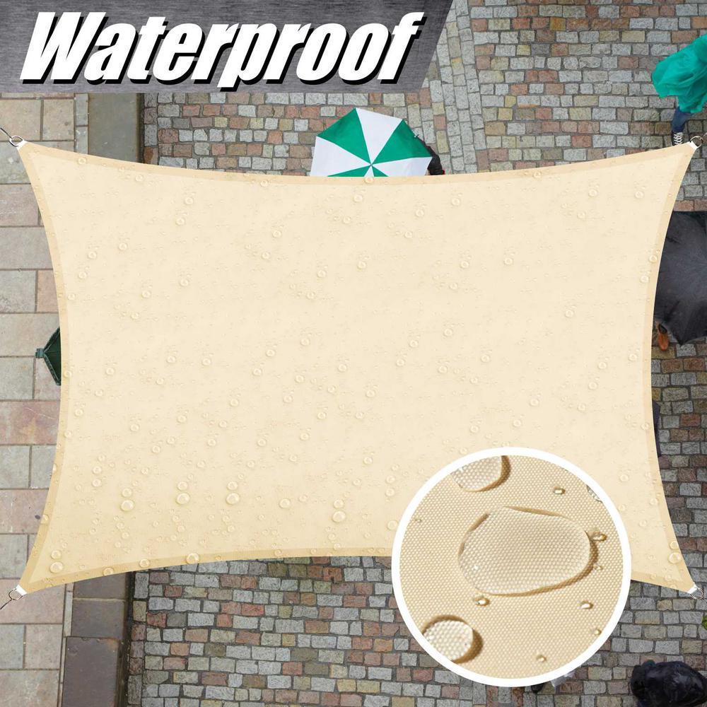 ColourTree Waterproof 7' x 12' Rectangle Shade Sail