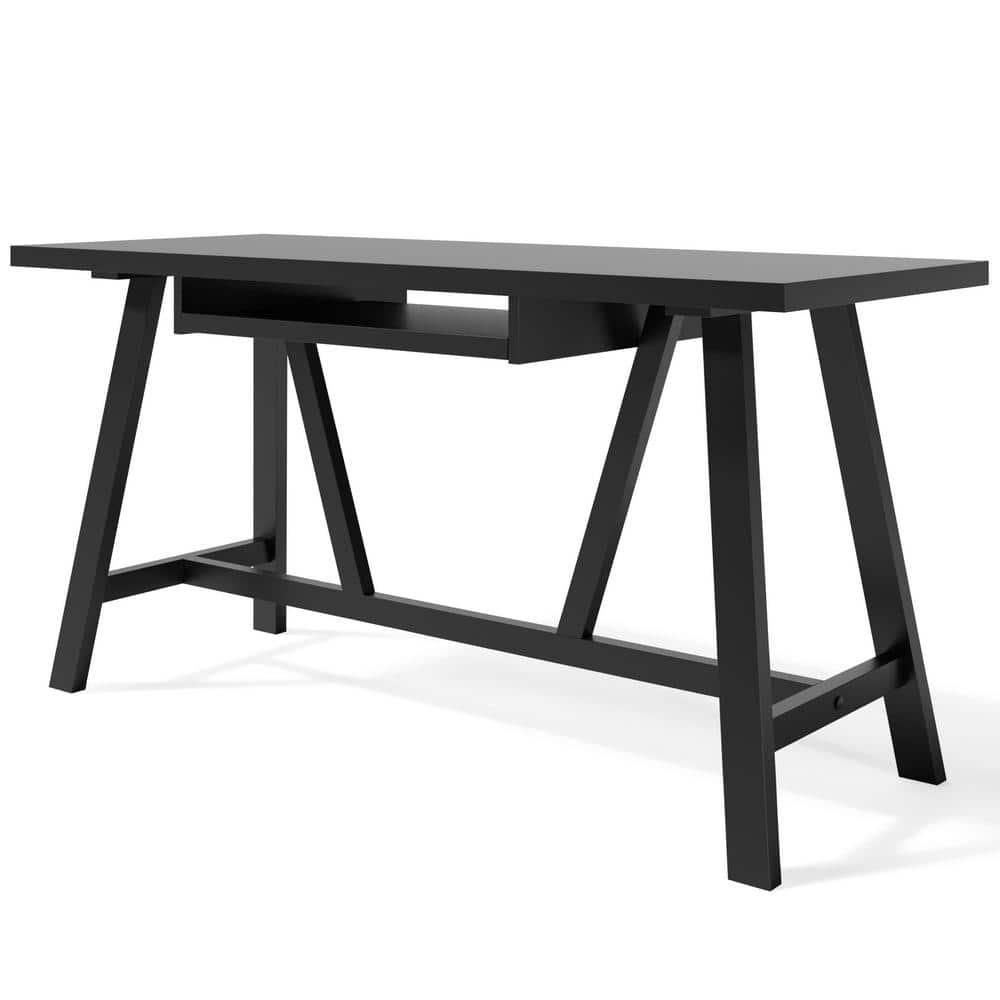 Simpli Home Dylan Solid Wood Writing Desk