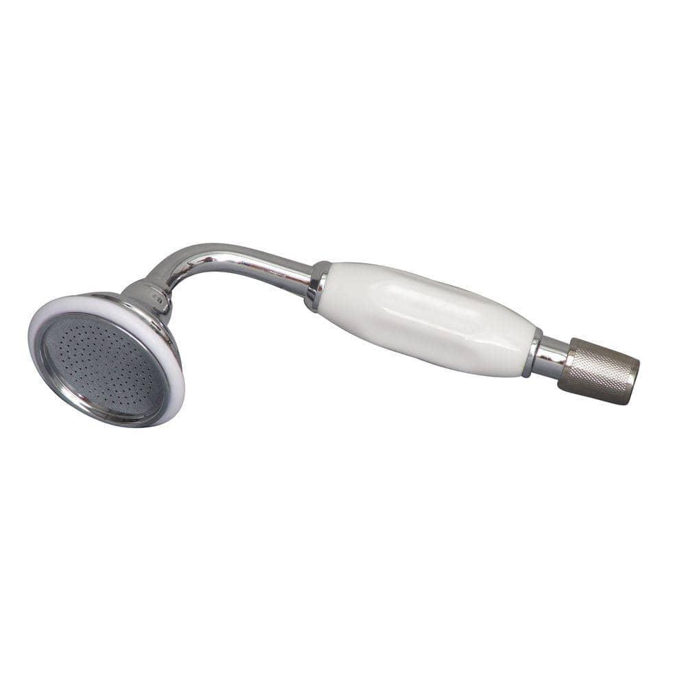 3 Handle Bathroom Clawfoot Tub Faucet with Diverter