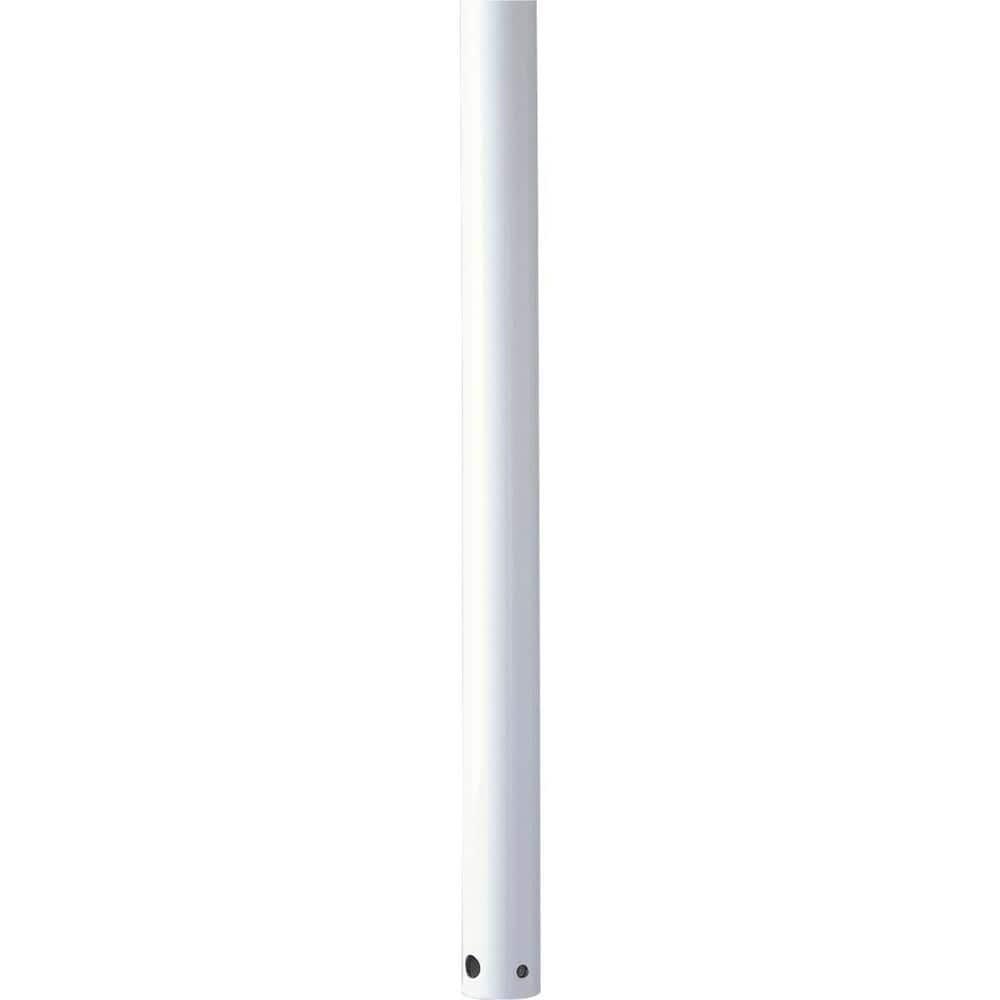 Progress Lighting 36-Inch Ceiling Fan Downrod In White Finish