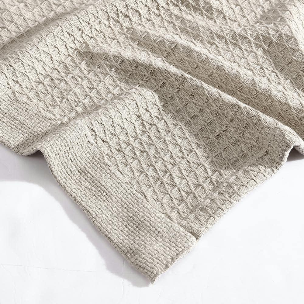 Nautica Nautica Baird Solid Cotton Reversible Blanket