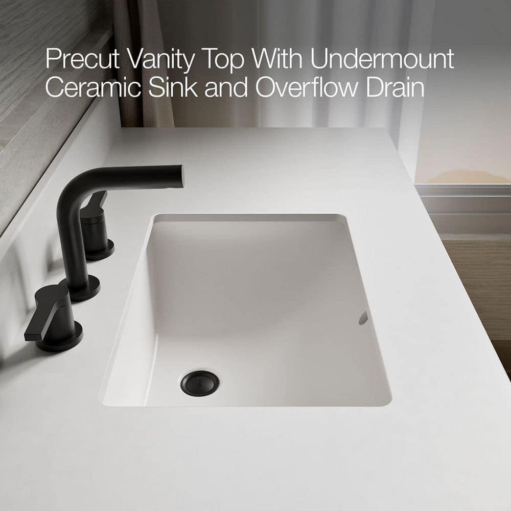 Charlemont 48 In. Bathroom Vanity Cabinet With Sink And Quartz Top