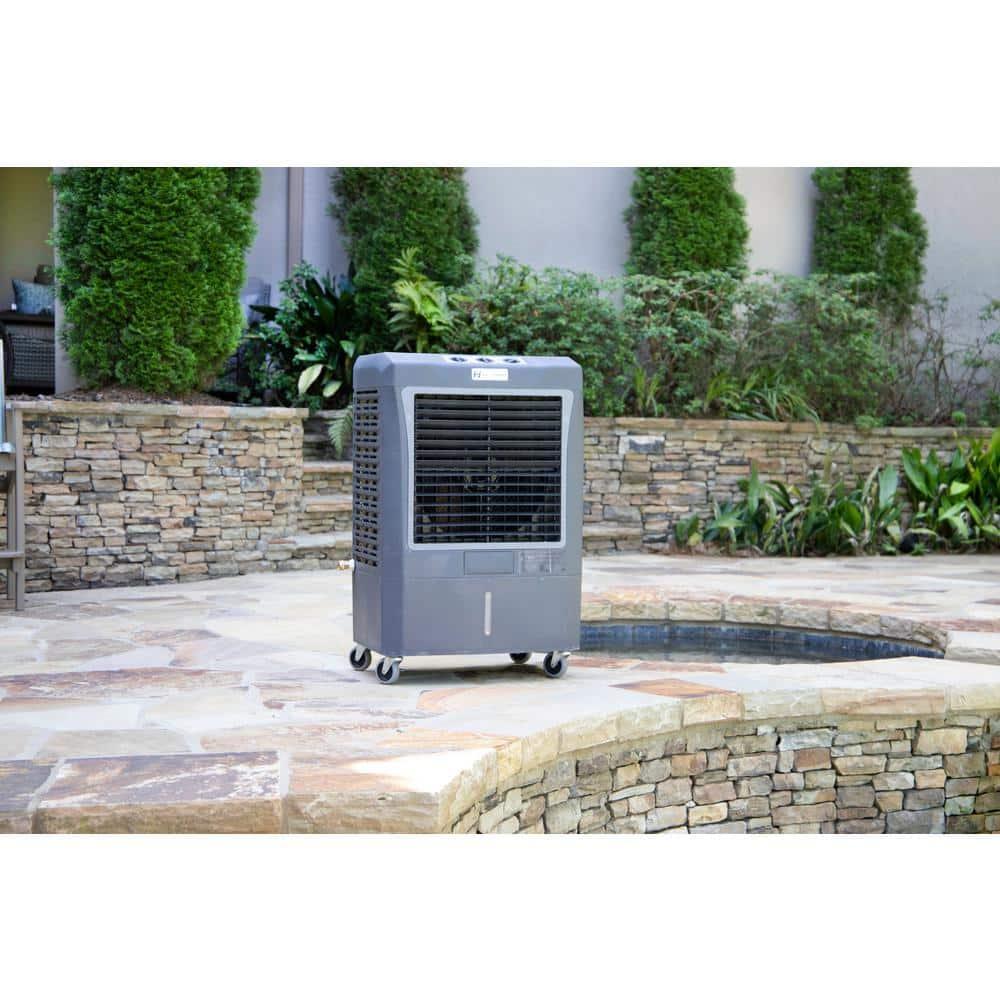 Hessaire Portable 950 Sq. Ft. Evaporative Cooler Humidifier for Outdoor Use Only