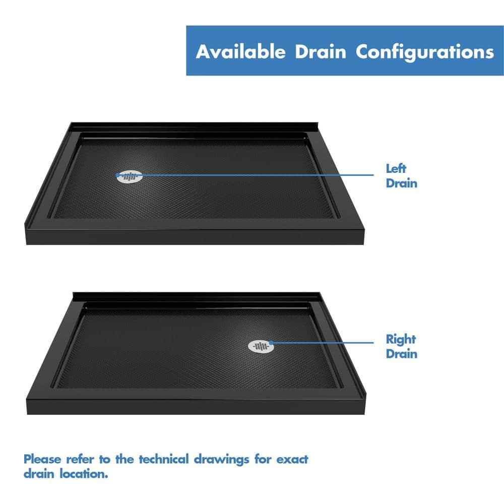 SlimLine 48" x 34" Double Threshold Shower Base